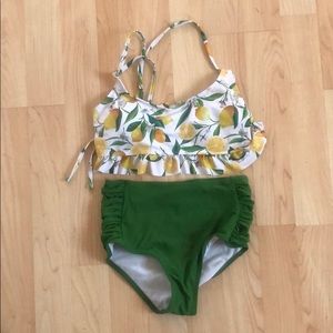 Patpat high waisted bikini lemon bikini